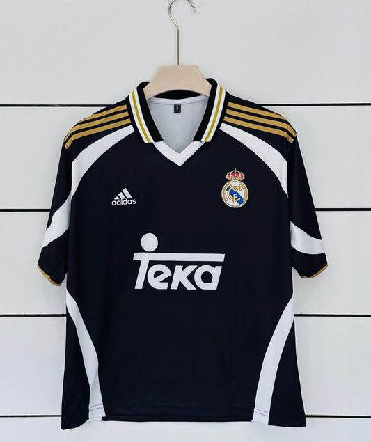 Real Madrid 1998/99 Away Kit | R. Carlos 3 ⚡/Five sleeve