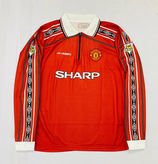 Manchester United 1998–99 Home Kit | Full Sleeve