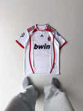 AC Milan 2006-07 Away Kaka #22 Retro Jersey - White Half Sleeve