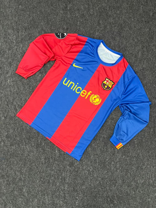 FC Barcelona 2006–07 Lionel Messi Home Jersey | Full Sleeve