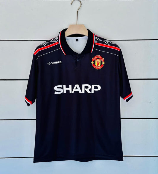 Manchester United 1998–99 Away Jersey | Five Sleeve (Beckham #7)