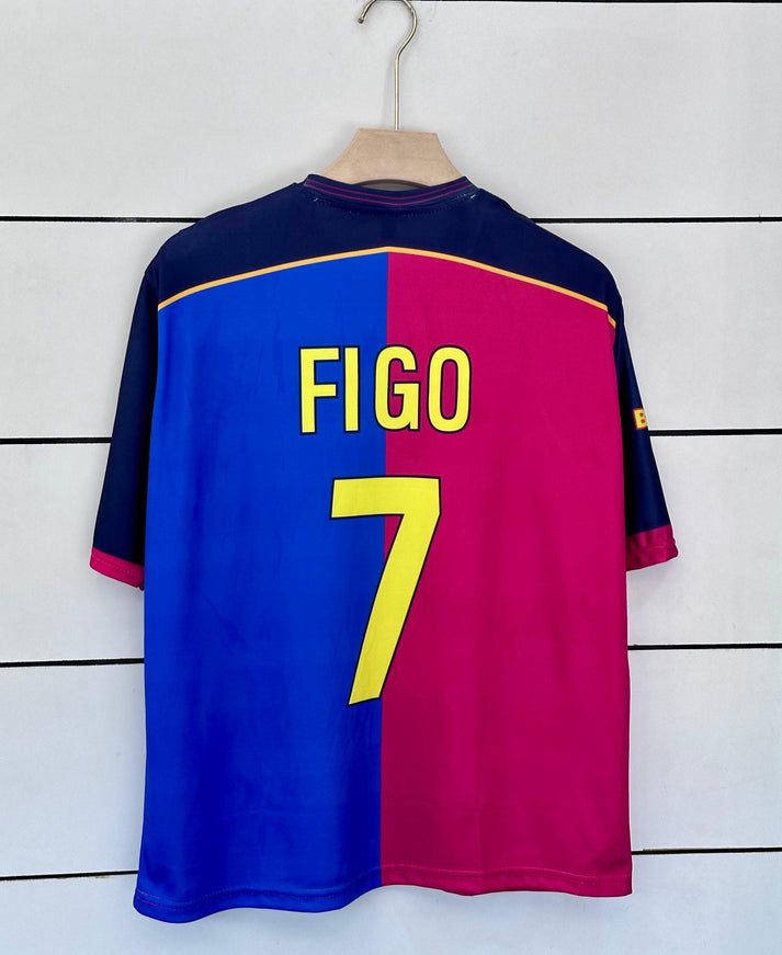 FC Barcelona 1899–1999 Centenary Kit – Player Version (Figo 7) 🔴🔵